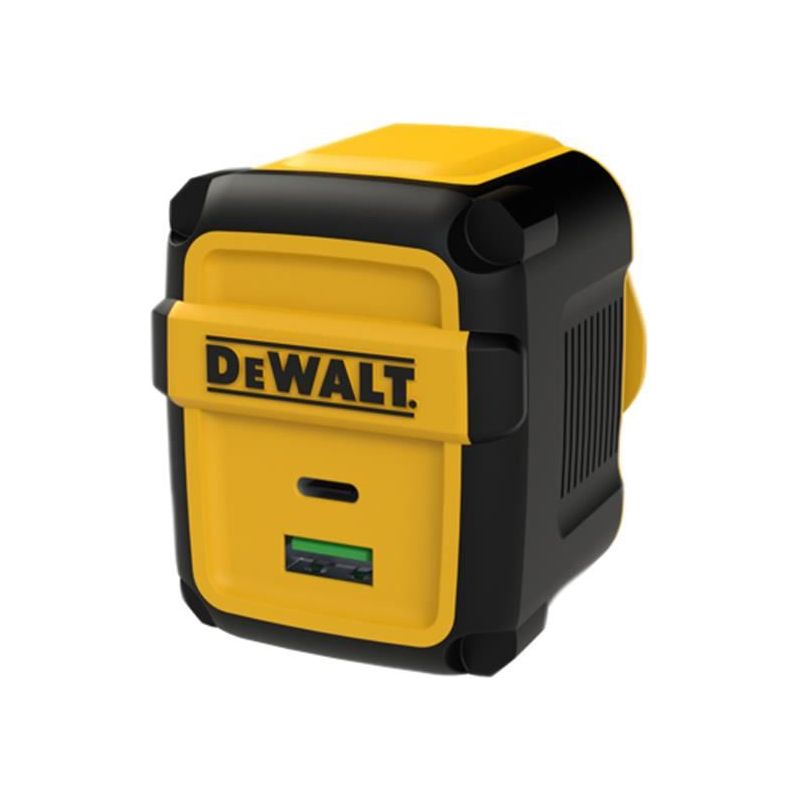 Dewalt Telecoms 2-Port Europe PD Wall Charger 49.5W DEWALT Telecoms - RockBottom Northampton
