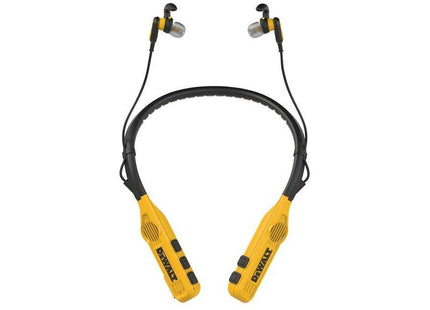 Dewalt Telecoms Jobsite Pro Max Neckband Earphones with Built-in Speakers DEWALT Telecoms - RockBottom Northampton