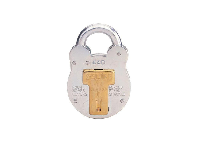 Squire 440KA Old English Padlock with Steel Case 51mm Keyed Squire - RockBottom Nothampton