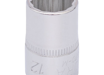 Draper Elora Bi-Hexagon Socket, 3/8" Sq. Dr., 12mm 25888 Draper - Town Tools 
