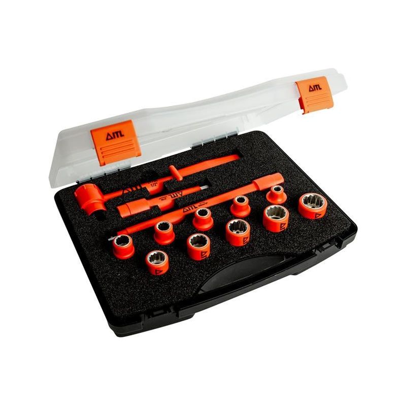 Itl Insulated Insulated 3/8in Drive Socket Set, 13 Piece ITL Insulated - RockBottom Northampton