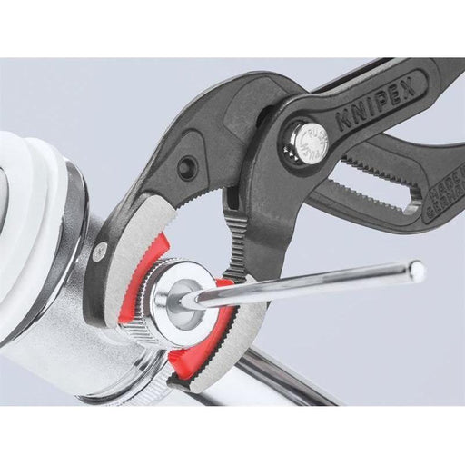 Knipex Plastic Pipe Grip Pliers Plastic Jaws Black 250mm Knipex - RockBottom Northampton