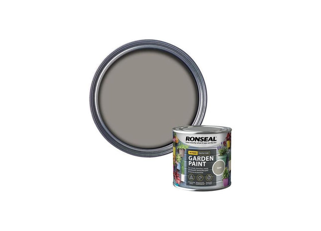 Ronseal Garden Paint Slate 250ml Ronseal - RockBottom Nothampton