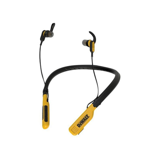 Dewalt Telecoms Jobsite Pro Wireless Neckband Earphones DEWALT Telecoms - RockBottom Northampton