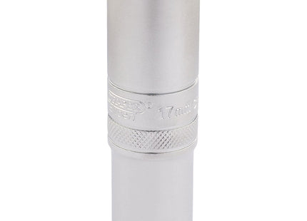 Draper 6 Point Metric Deep Socket, 1/2" Sq. Dr., 17mm 16649 Draper - Town Tools 