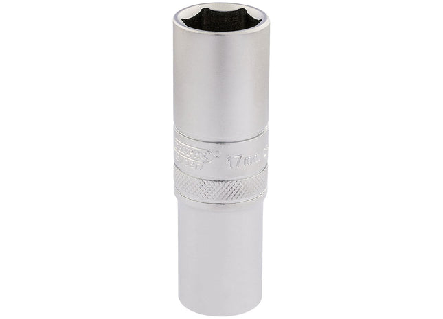 Draper 6 Point Metric Deep Socket, 1/2" Sq. Dr., 17mm 16649 Draper - Town Tools 
