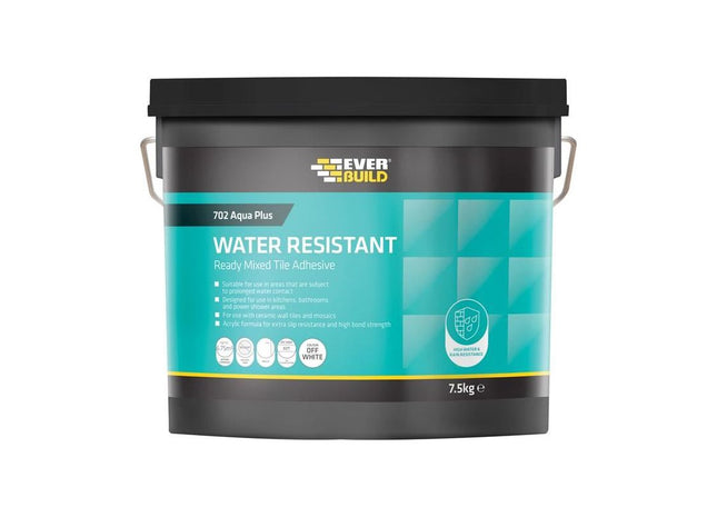 Everbuild Sika 702 Water Resistant Tile Adhesive 16kg/10 litre Everbuild Sika - RockBottom Northamptin