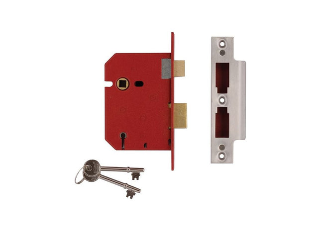 Union 2201 5 Lever Mortice Sashlock Brass Finish 65mm 2.5in Box UNION - RockBottom Northampton
