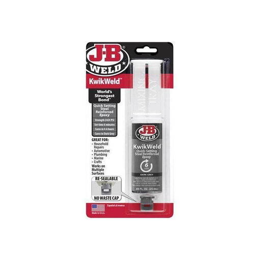 J-B Weld KwikWeld™ Epoxy Syringe 25ml J-B Weld - RockBottom Northampton