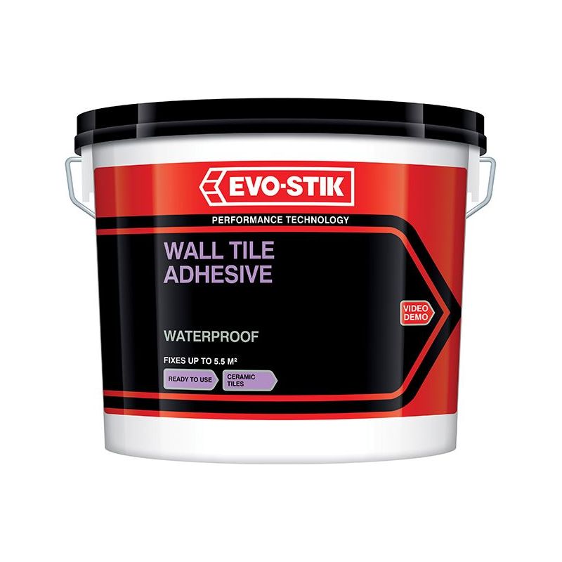 Evo-Stik Waterproof Wall Tile Adhesive 2.5 litre EVO-STIK - RockBottom Northamptin