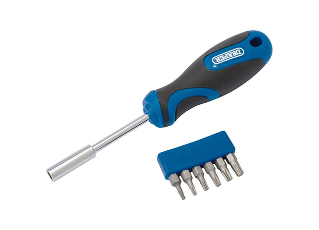 Draper TX-STAR Soft Grip Driver and Bit Set (7 Piece) 43613 Draper - Town Tools 