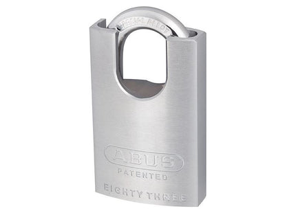 Abus Mechanical 83/50mm Chrome Plated Brass Padlock Hardened Closed Shackle ABUS Mechanical - RockBottom Northampton 