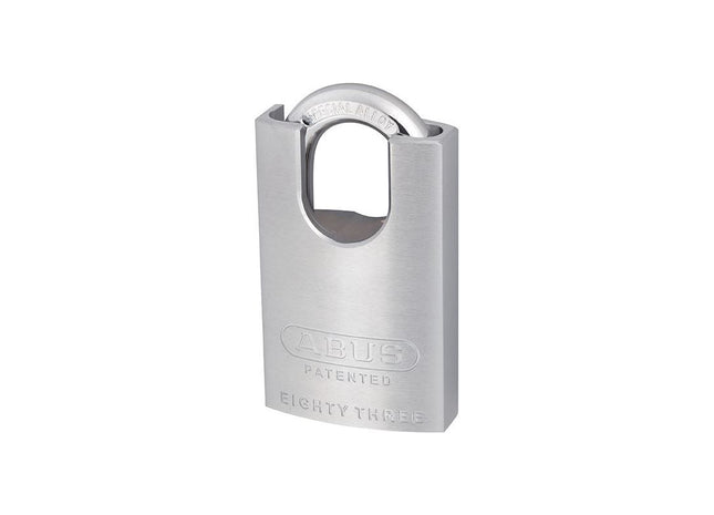 Abus Mechanical 83/50mm Chrome Plated Brass Padlock Hardened Closed Shackle ABUS Mechanical - RockBottom Northampton 