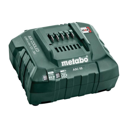 Metabo ASC 55 Air Cooled Slide Charger 12-36V Li-ion Metabo - RockBottom Northampton