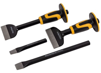 Roughneck Bolster & Cold Chisel Set 4 Piece Roughneck - RockBottom Nothampton