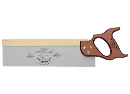 Footprint 256 Brass Back Tenon Saw 350mm (14in) 13 TPI Footprint - RockBottom Northampton