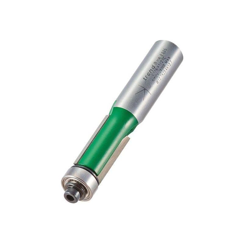 Trend C116 x 1/2 TCT 90° Bearing Guided Trimmer Cutter 12.7 x 25.4mm Trend - RockBottom Northampton