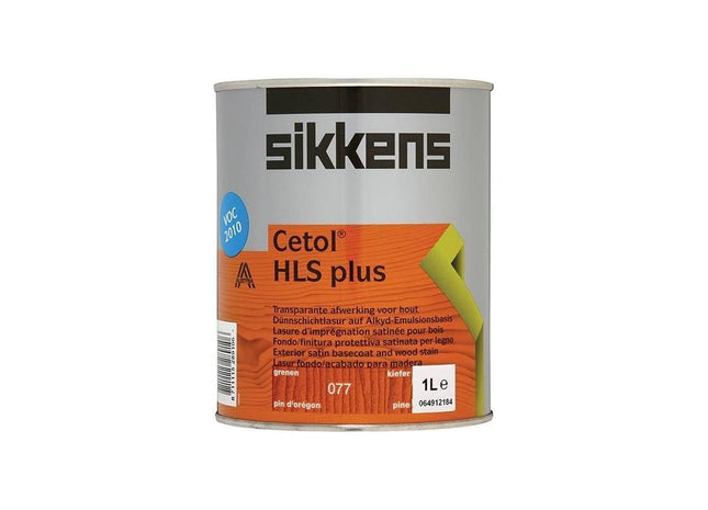 Sikkens Cetol HLS Plus Translucent Woodstain Pine 1 litre Sikkens - RockBottom Nothampton