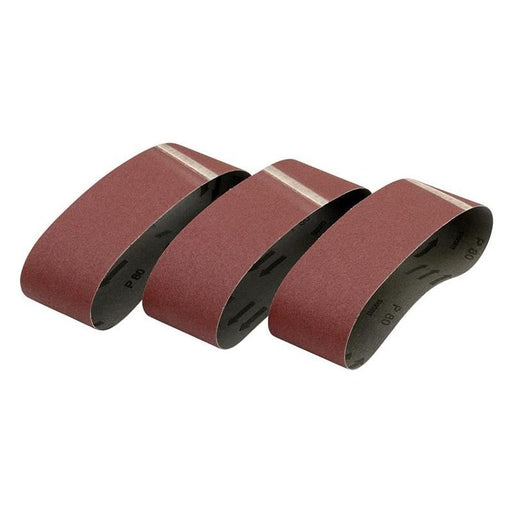 Dewalt Power Tools Sanding Belt 533 x 75mm 60G Pack of 3 DeWALT Power Tools - RockBottom Northampton