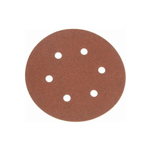 Faithfull Hook & Loop Sanding Disc DID2 Holed 150mm x 120G (Pack 25) Faithfull - RockBottom Northampton