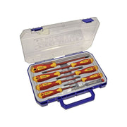 Faithfull VDE Soft Grip Screwdriver Set (Case), 8 Piece Faithfull - RockBottom Northampton