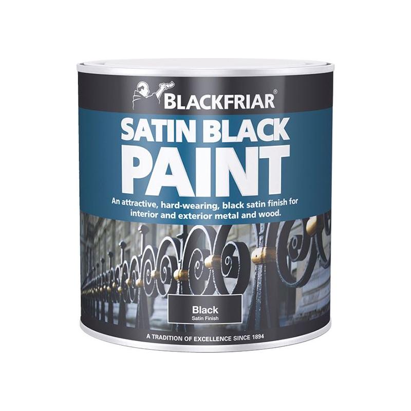 Blackfriar Satin Black Paint 500ml Blackfriar - RockBottom Northampton