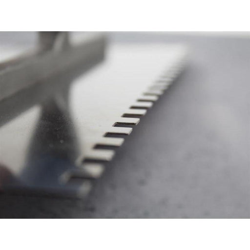 Faithfull Prestige Notched Trowel 275 x 115mm (11 x 4.1/2in) 6mm Notch Faithfull - RockBottom Northampton