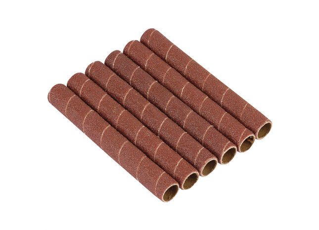 Draper Aluminium Oxide Sanding Sleeves for 10773, 12.7mm (Pack of 6) 25186 Draper - Town Tools 