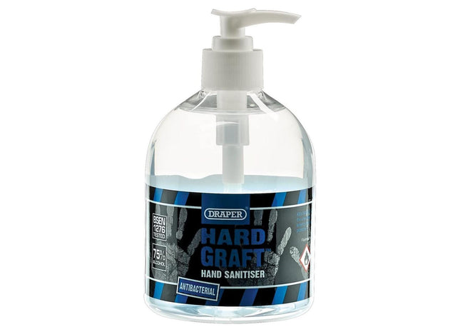 Draper Antibacterial Hand Sanitiser, 500ml 31187 Draper - Town Tools 