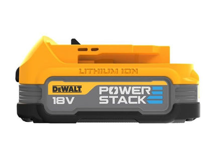 Dewalt Power Tools DCBP034 XR POWERSTACK™ Slide Battery 18V 1.7Ah Li-ion DeWALT Power Tools - RockBottom Northampton