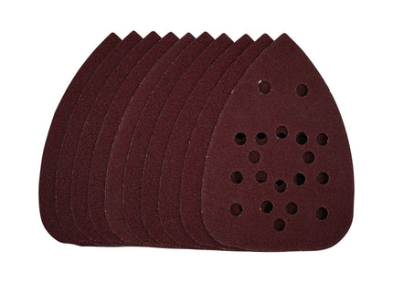 Draper Detail Sanding Sheets with Hook and Loop, 140mm, 80 Grit, SSD3 (Pack of 1 Draper - Town Tools 