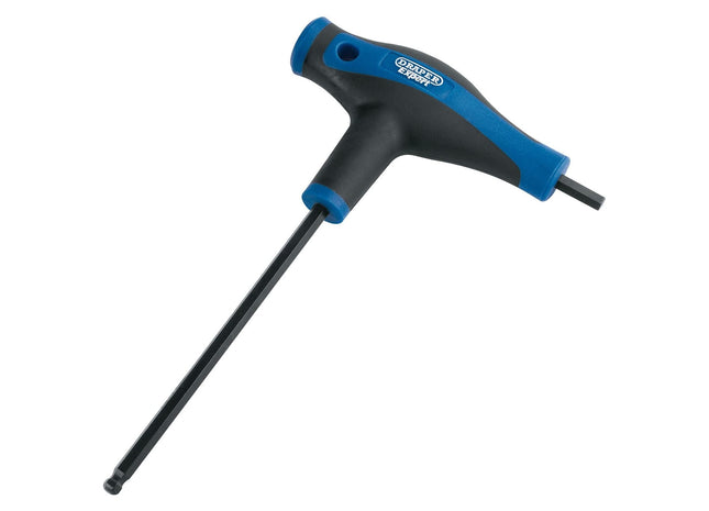 Draper Soft Grip 'T' Handle Hexagon and Ball End Key, 6.0mm 33911 Draper - Town Tools 