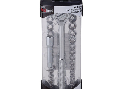 Draper Draper Redline Socket Set, 1/4", 3/8" Sq. Dr. (39 Piece) Draper - Town Tools