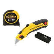 Stanley® Hand Tools FatMax® Triple Pack - Tape, Retractable Knife and Blades STANLEY® Hand Tools - RockBottom Nothampton