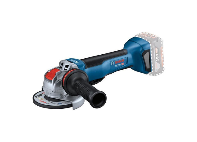 Bosch GWX 18V-10P Professional X-LOCK Angle Grinder 125mm 18V Bare Unit Bosch - RockBottom Northampton