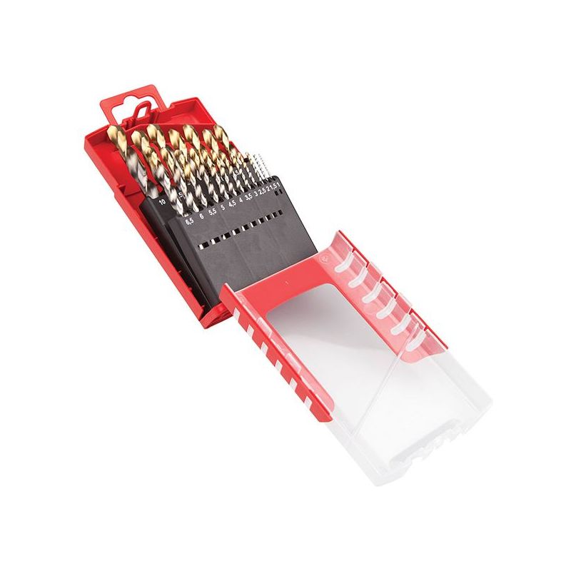 Dormer A095 Compact Set HSS TiN Drill Set of 19 1.0-10 x 0.5mm Dormer - RockBottom Northampton