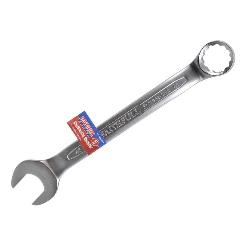 Faithfull Combination Spanner CV Satin Finish 41mm Faithfull - RockBottom Northampton