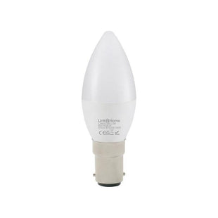 Link2Home Wi-Fi LED SBC (B15) Opal Candle Dimmable Bulb, White + RGB 470 lm 5.5W Link2Home - RockBottom Northampton