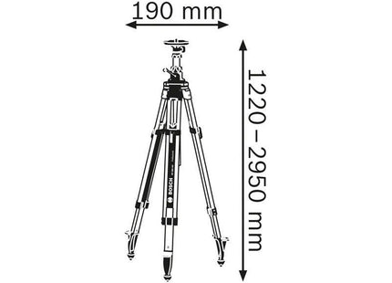 Bosch BT 300 HD Professional Tripod Bosch - RockBottom Northampton