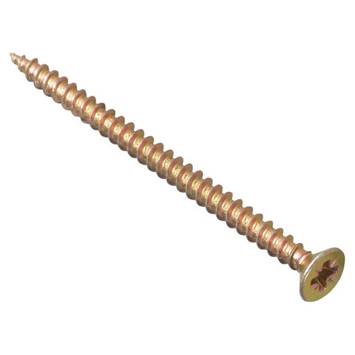 Forgefix Multi-Purpose Pozi Compatible Screw CSK ST ZYP 4.0 x 75mm Box 100 ForgeFix - RockBottom Northampton