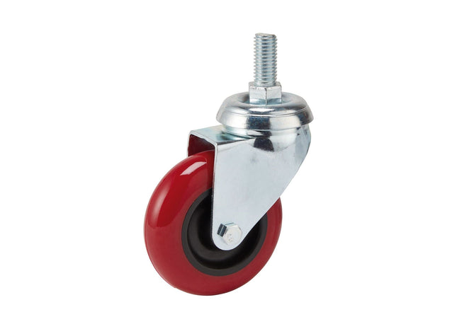Draper Swivel Bolt Fixing Polyurethane Wheel, 75mm Diameter, S.W.L. 70kg Draper - Town Tools