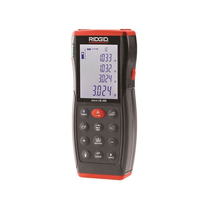 Ridgid 36813 Micro LM-400 Advanced Laser Distance Measure 70m RIDGID - RockBottom Nothampton