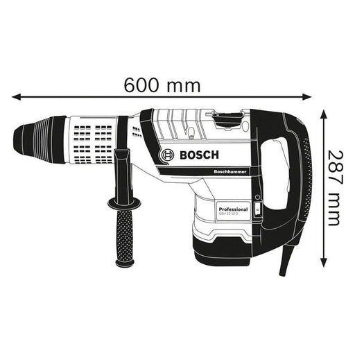 Bosch GBH 12-52 D SDS-Max Professional Rotary Hammer 1700W 110V Bosch - RockBottom Northampton