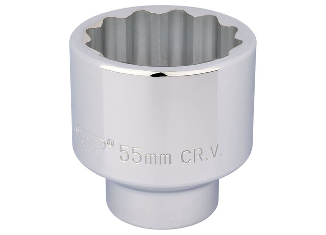 Draper 12 Point Socket, 3/4" Sq. Dr., 55mm 16708 Draper - Town Tools 