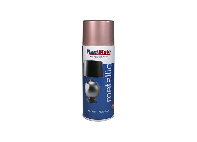 Plastikote Metallic Spray Rose Gold 400ml PlastiKote - RockBottom Nothampton
