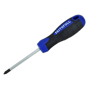 Faithfull Soft Grip Screwdriver Phillips Tip PH1 x 75mm Faithfull - RockBottom Northampton