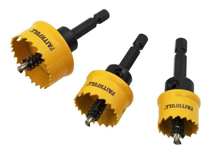 Faithfull Mini Holesaw Set, 3 Piece Faithfull - RockBottom Northampton