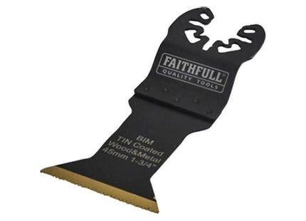Faithfull Multi-Functional Tool Bi-Metal Flush Cut TiN Coated Blade 45mm Faithfull - RockBottom Northampton