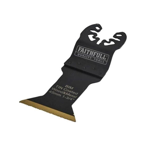 Faithfull Multi-Functional Tool Bi-Metal Flush Cut TiN Coated Blade 45mm Faithfull - RockBottom Northampton