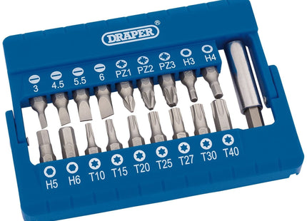 Draper Screwdriver and Magnetic Bit Holder Set (19 Piece) 82393 Draper - Town Tools 